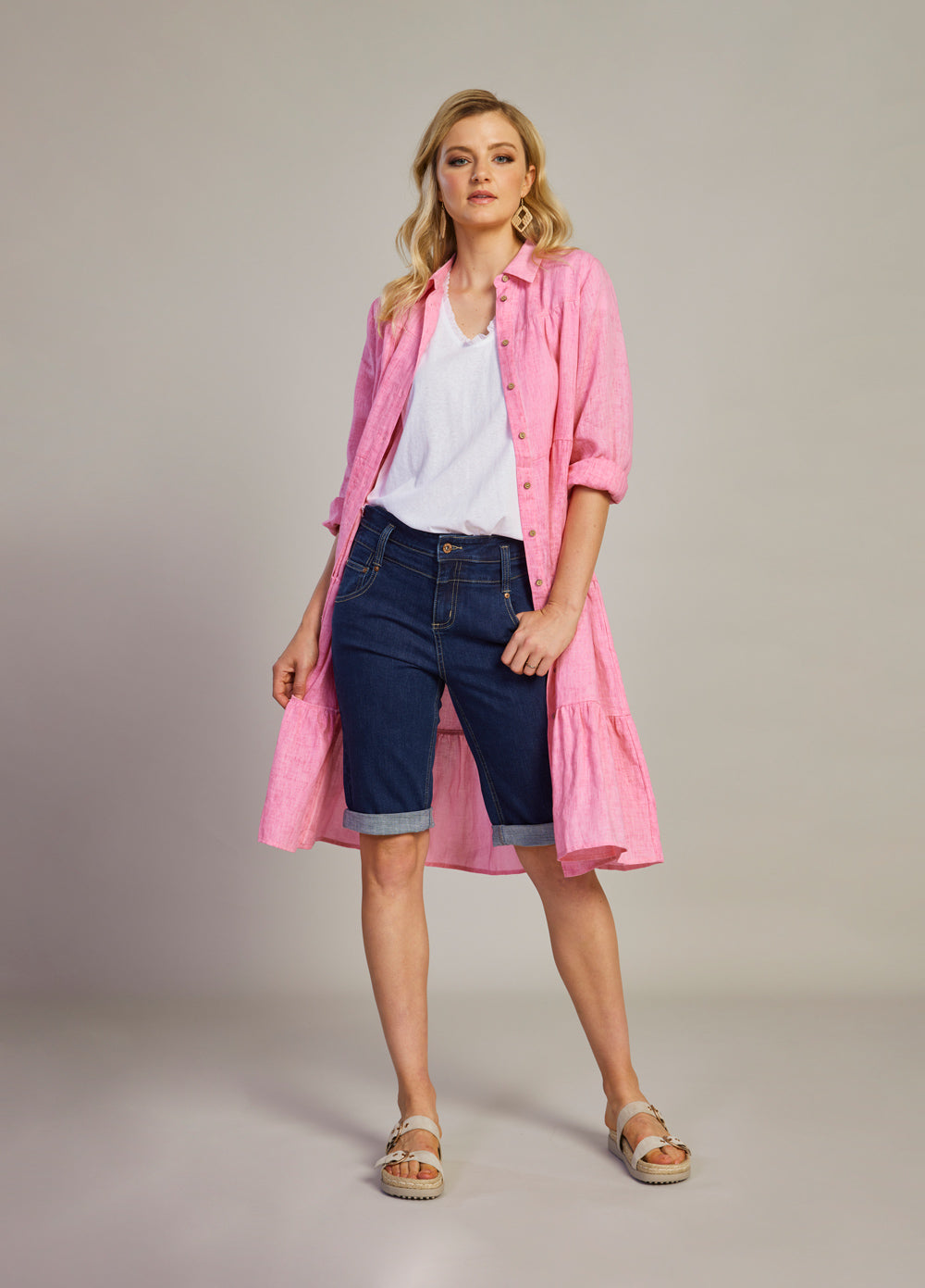 Sorbet Button-Through Dress