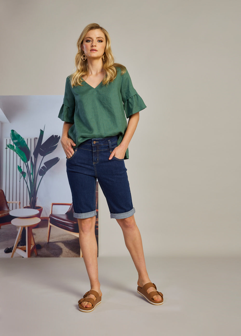 Linen Let Live Top