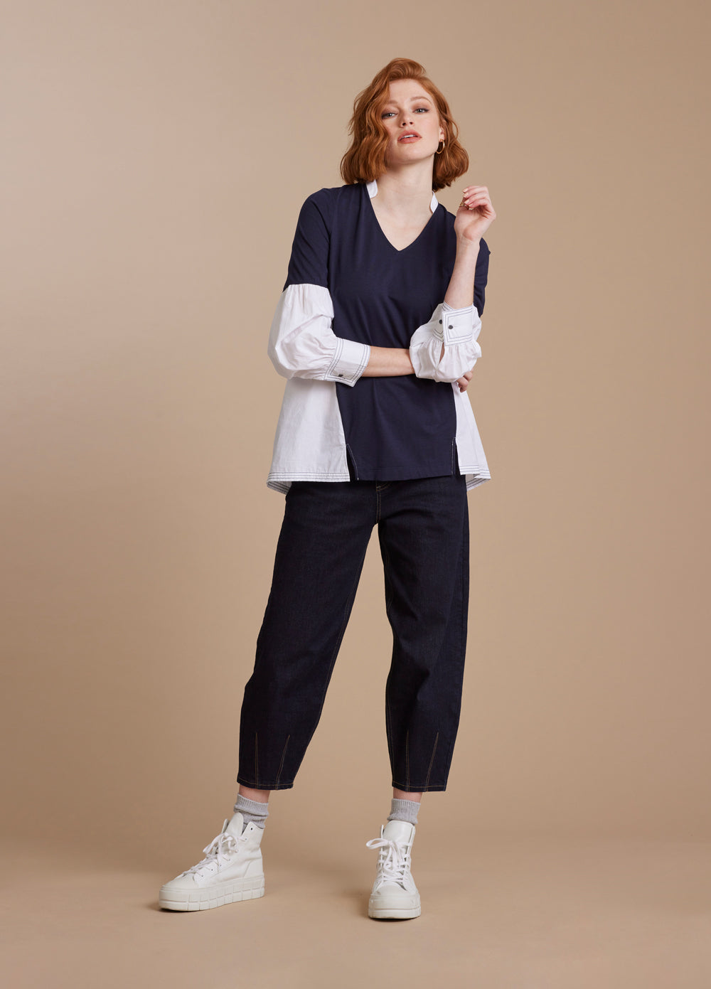 Mixed Media Top AW23