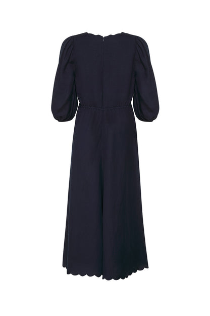 Clio Scalloped Dress