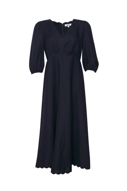 Clio Scalloped Dress