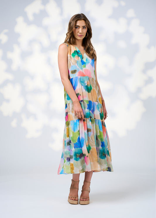 Free Spirit Tie Midi Dress