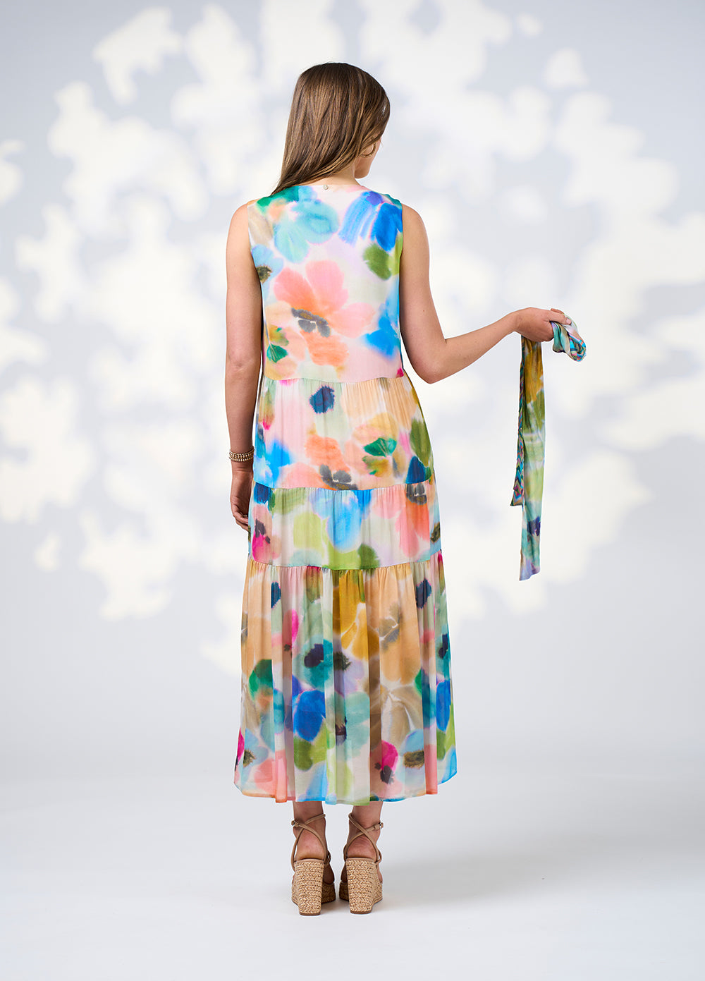 Free Spirit Tie Midi Dress