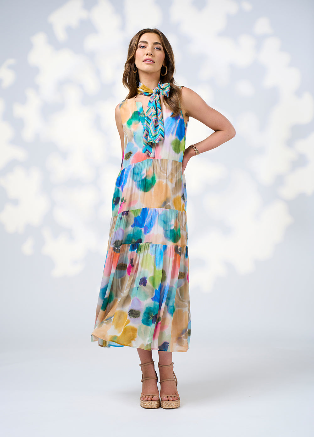 Free Spirit Tie Midi Dress