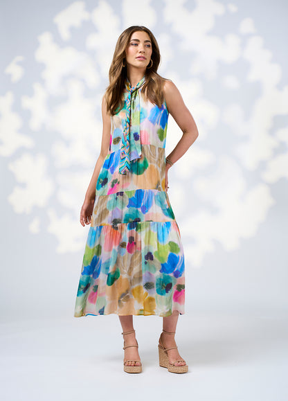Free Spirit Tie Midi Dress