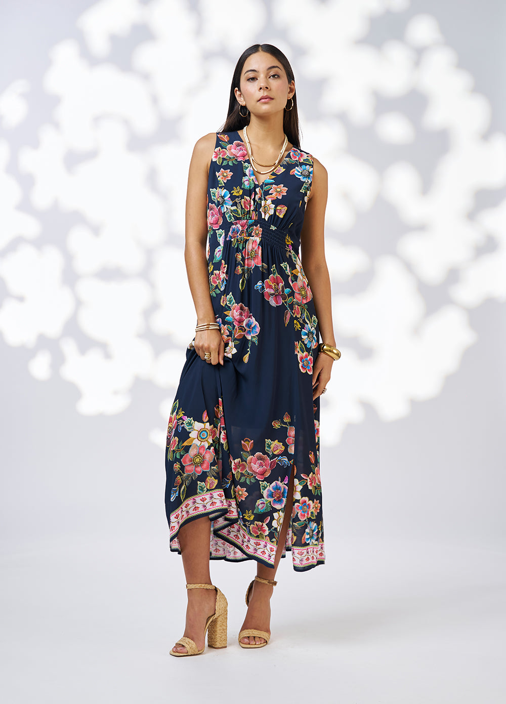 Mystic Rose Midi Dress