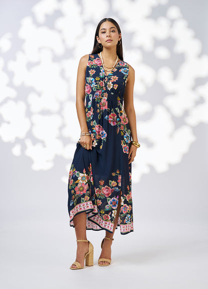Mystic Rose Midi Dress
