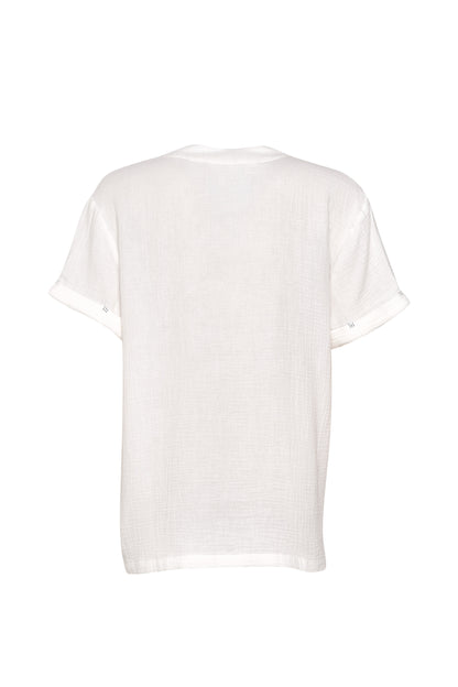 Gauze n Effect Tee