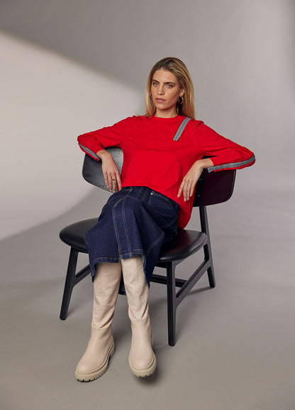 Mixed Media Top AW24