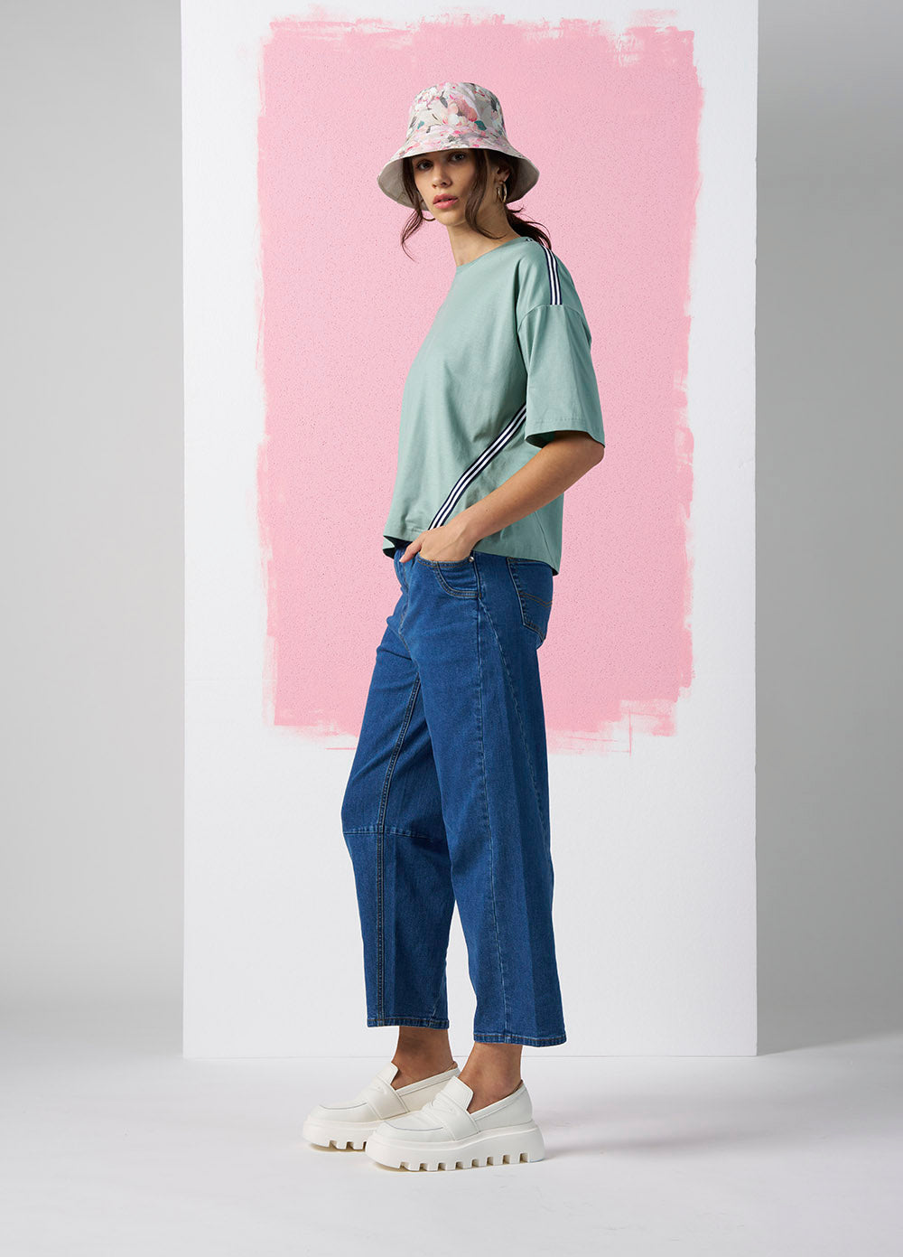 Mixed Media Top SS24