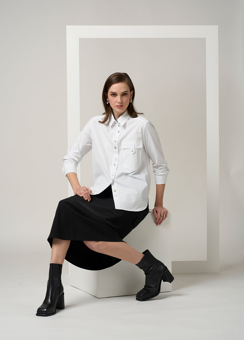 Mixed Media Shirt AW25