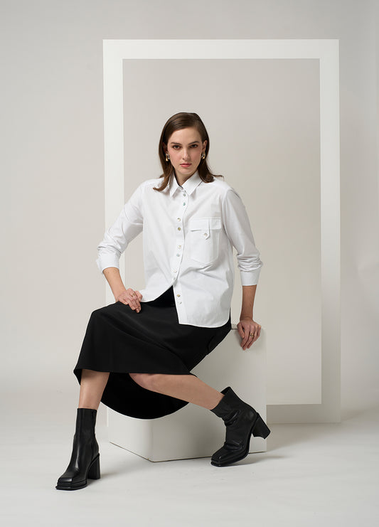 Mixed Media Shirt AW25