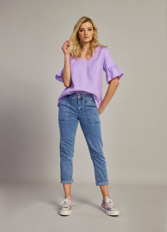 Linen Let Live Top