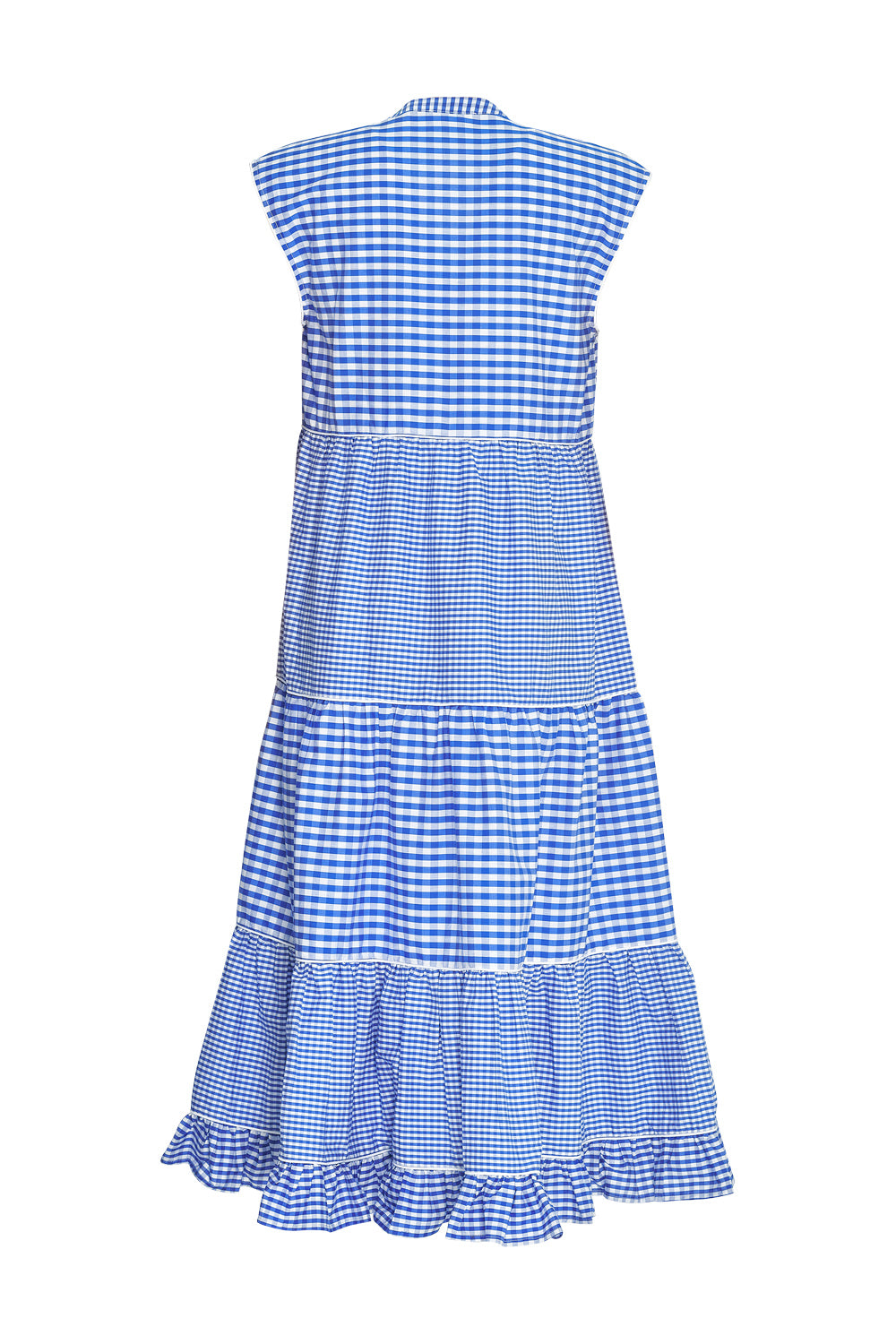 Gingham Style Midi Dress