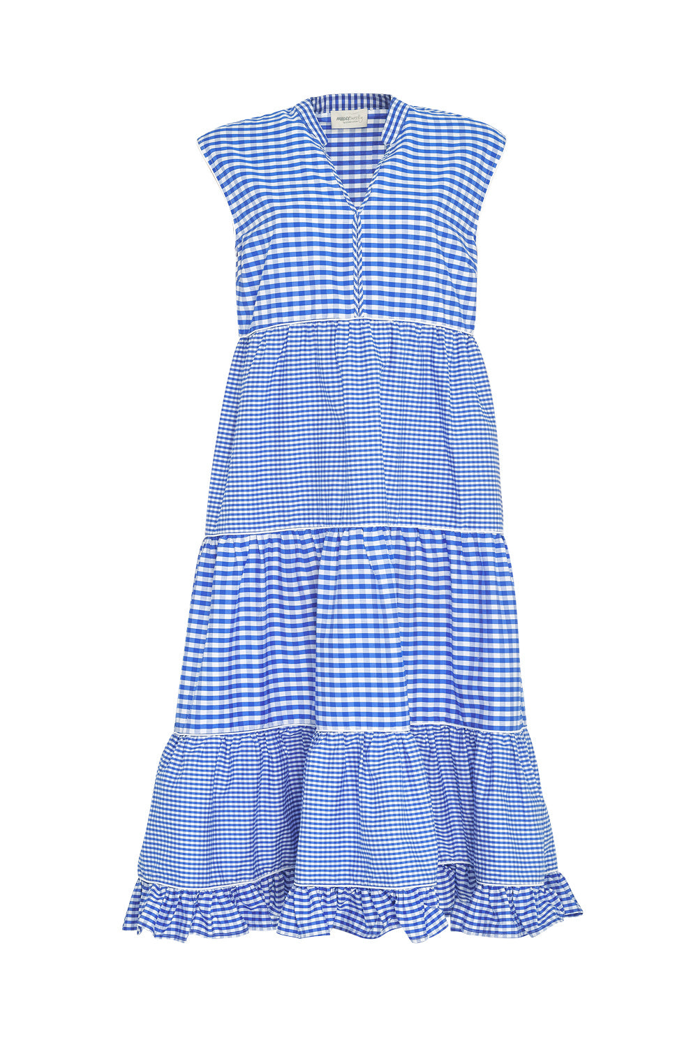 Gingham Style Midi Dress