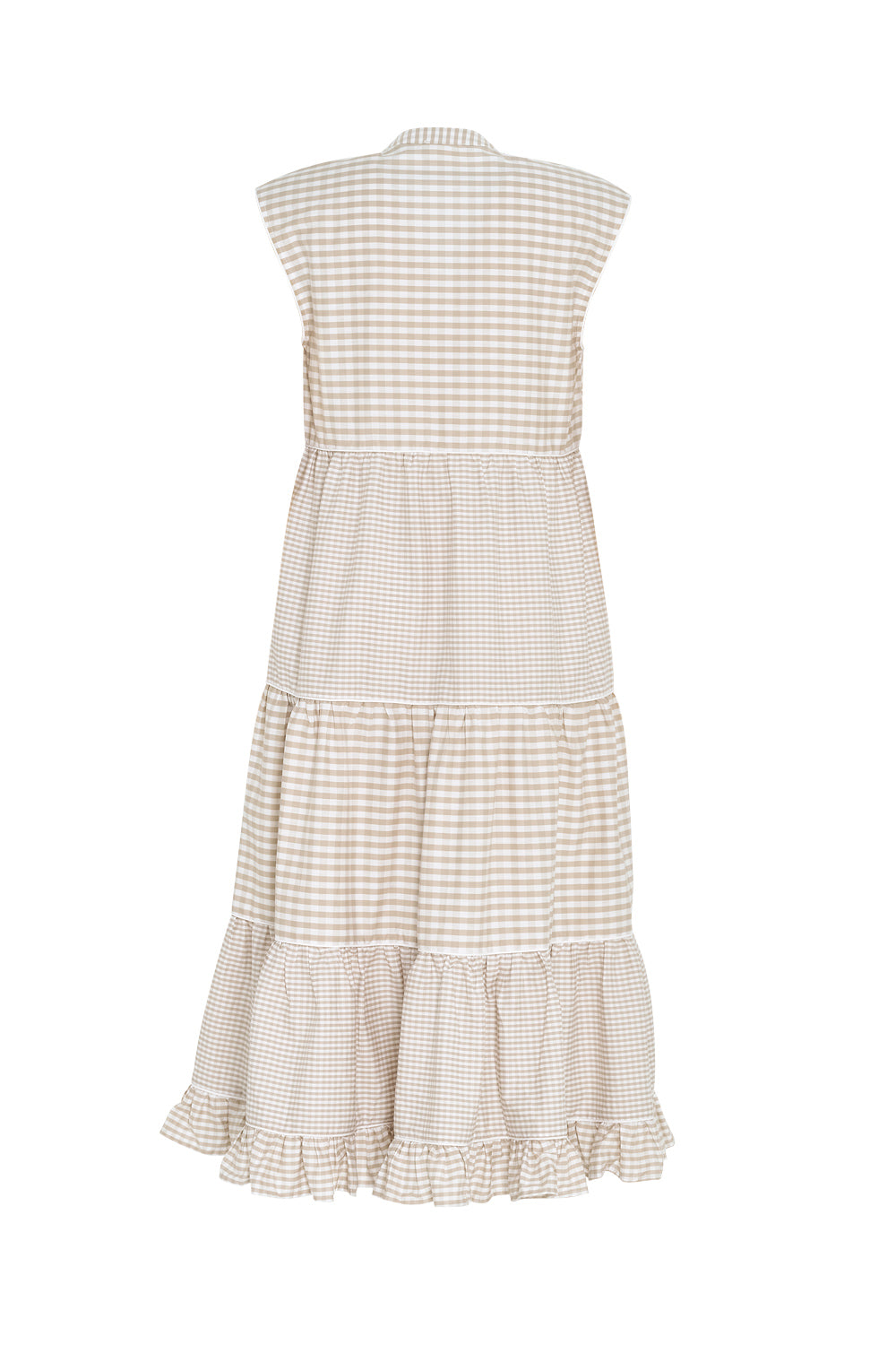 Gingham Style Midi Dress