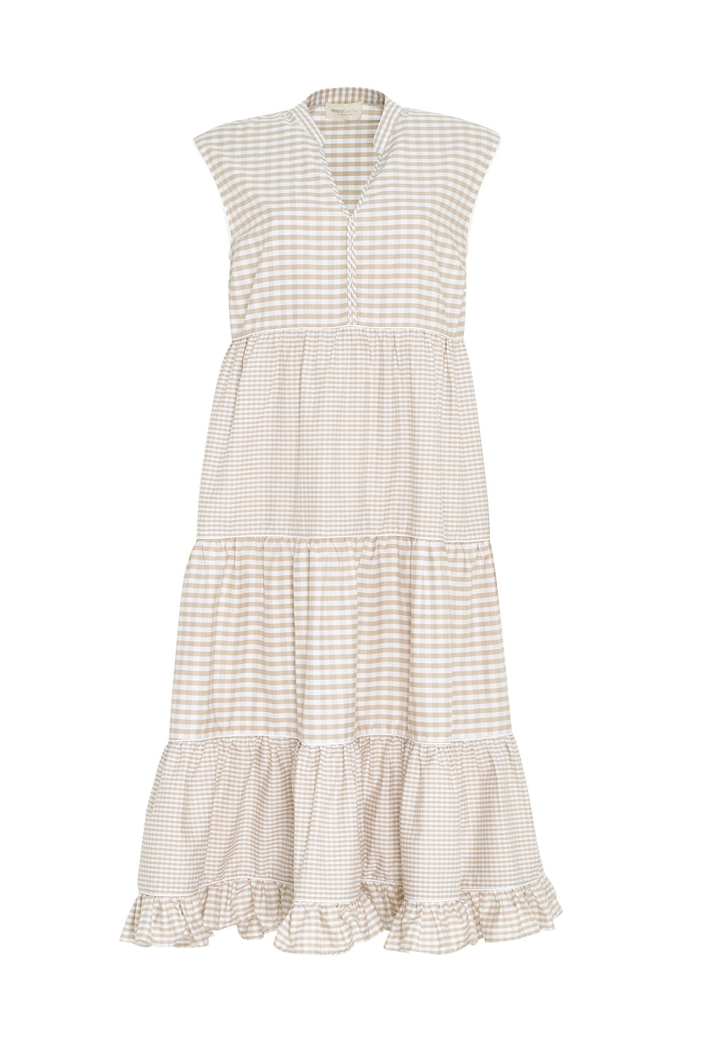 Gingham Style Midi Dress