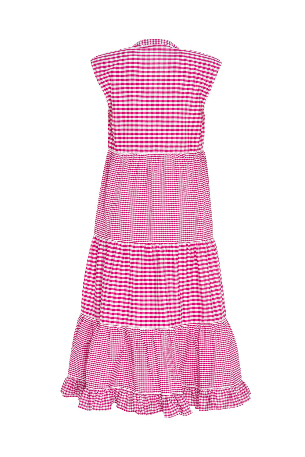 Gingham Style Midi Dress