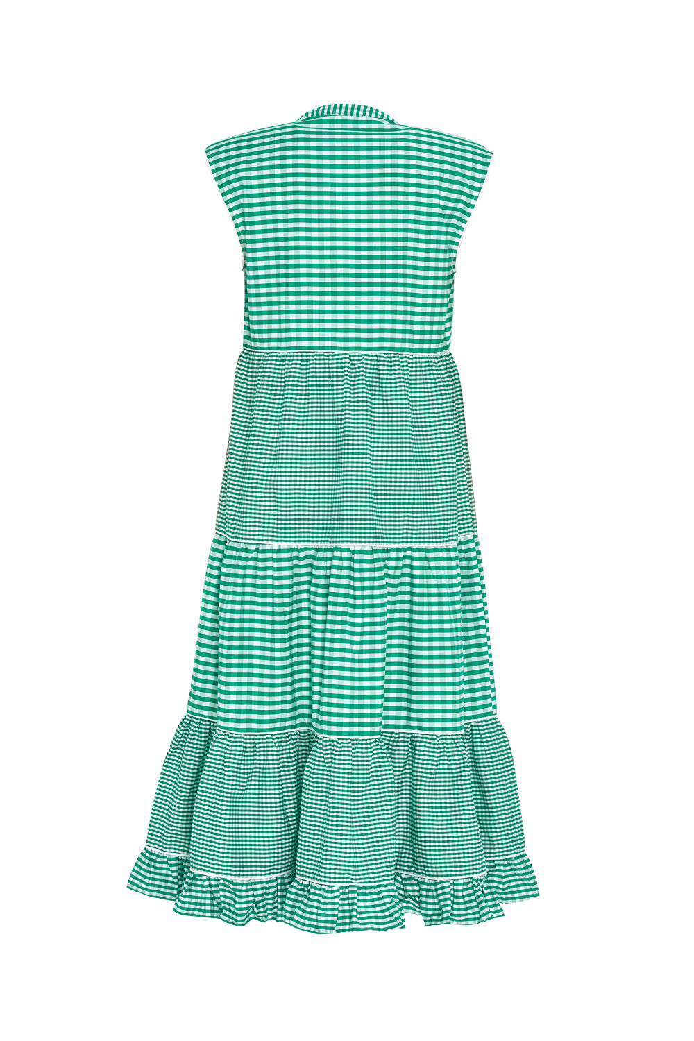 Gingham Style Midi Dress