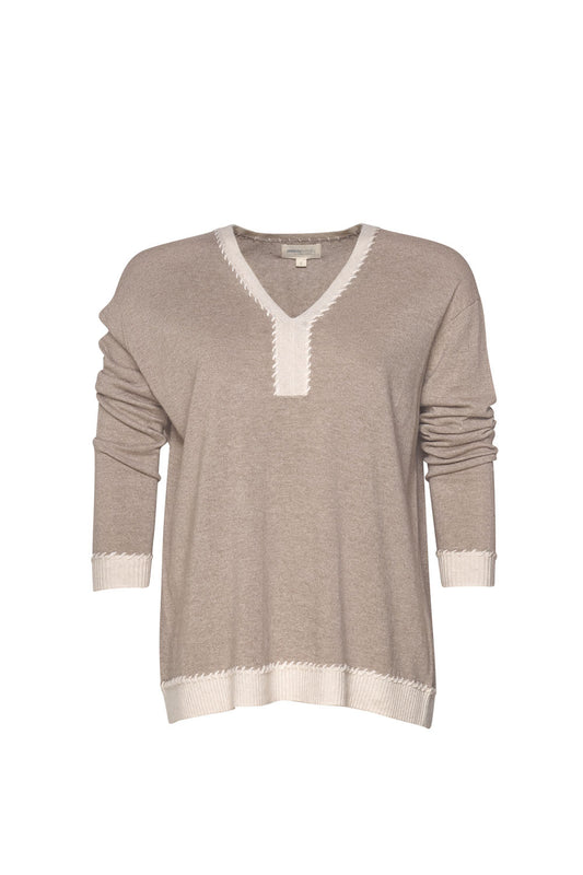 Whipped Up V-Sweater