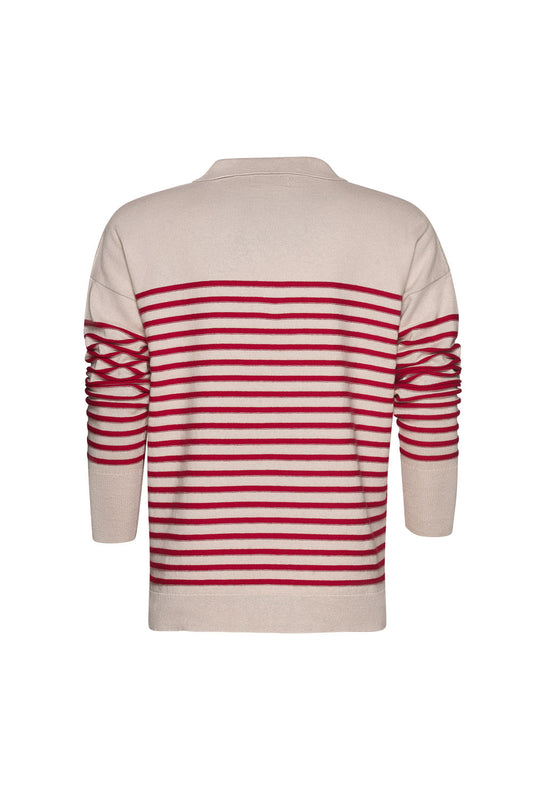 Keepa Striped Polo Sweater