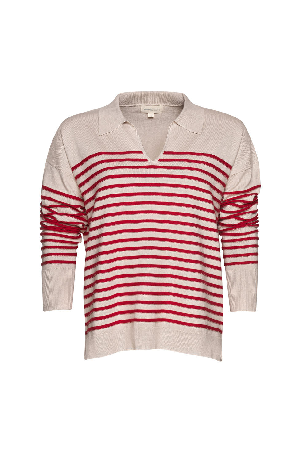 Keepa Striped Polo Sweater