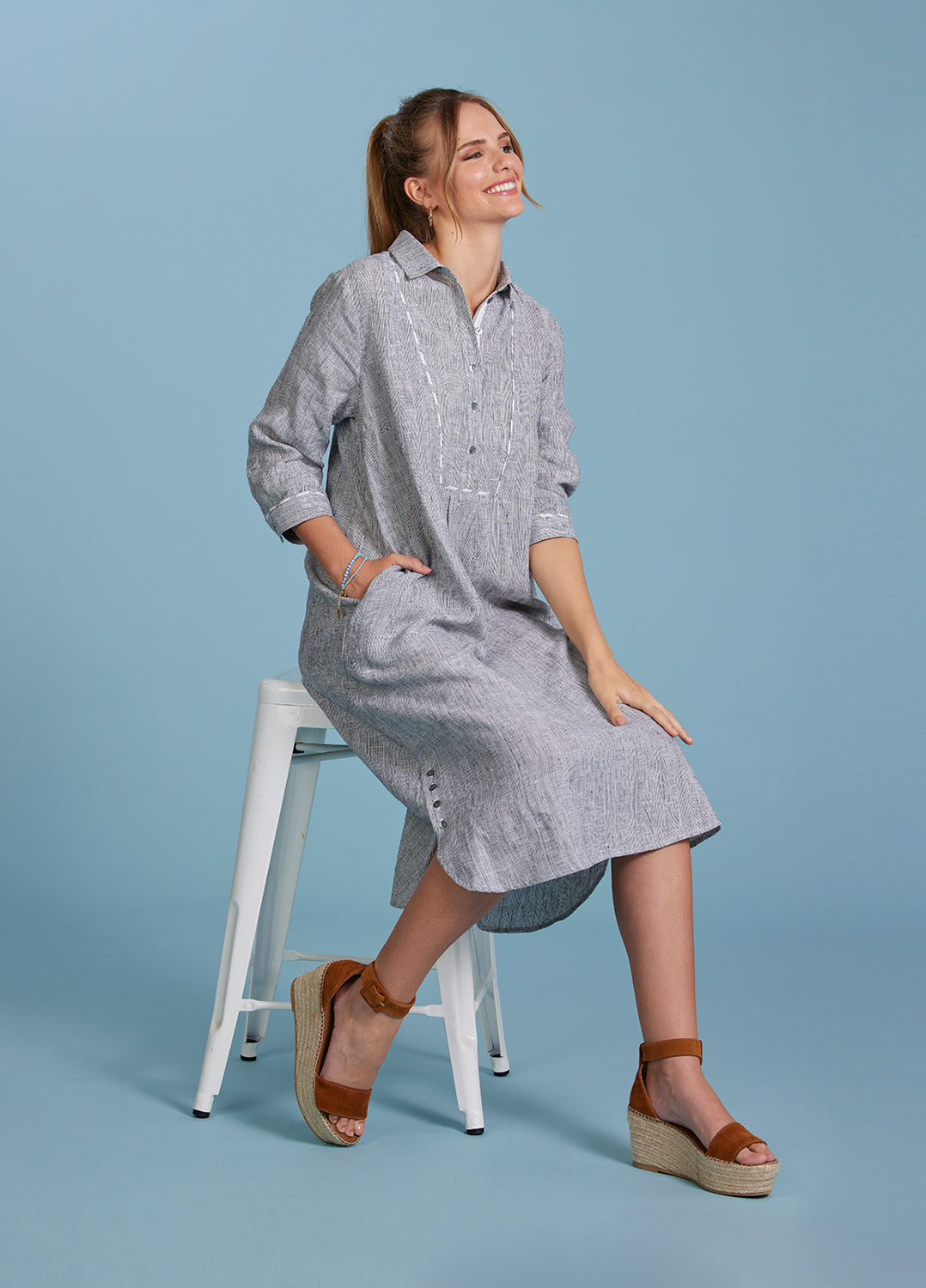 Hotline Shirt Dress