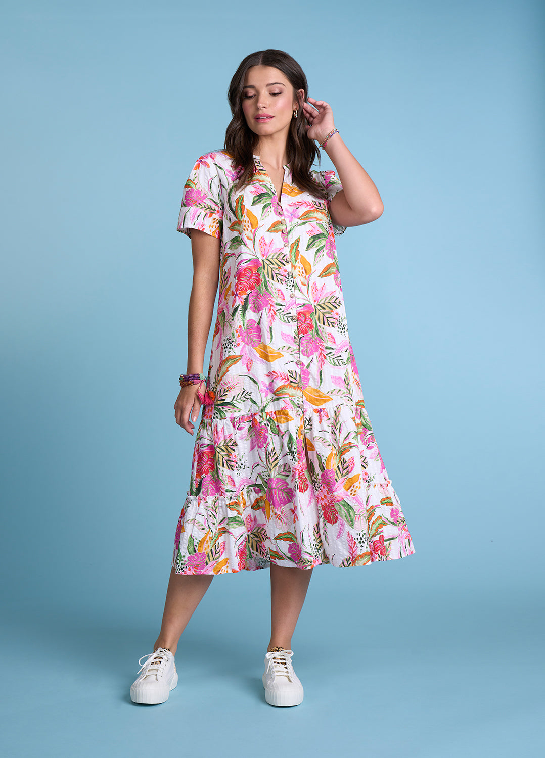 Club Tropicana Midi Dress